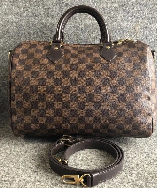 Louis Vuitton Speedy 30 Damier Ebene Bandouliere